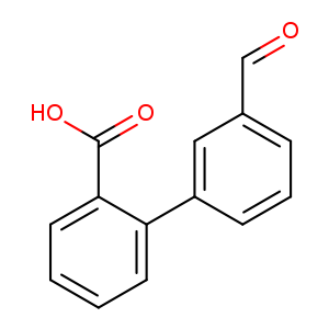 O=Cc1cccc(c1)c1ccccc1C(=O)O