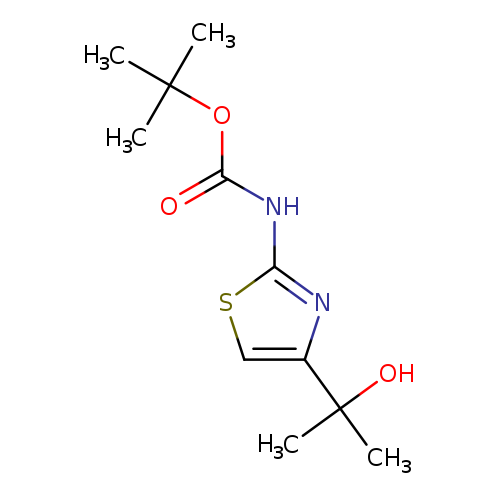 O=C(OC(C)(C)C)Nc1scc(n1)C(O)(C)C