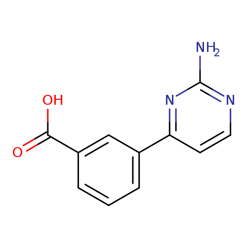 Nc1nccc(n1)c1cccc(c1)C(=O)O