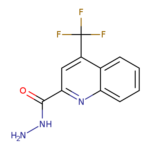 NNC(=O)c1nc2ccccc2c(c1)C(F)(F)F