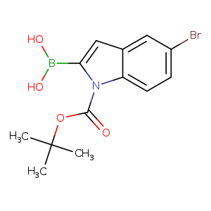 Brc1ccc2c(c1)cc(n2C(=O)OC(C)(C)C)B(O)O