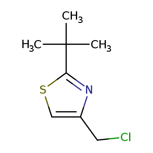 ClCc1csc(n1)C(C)(C)C