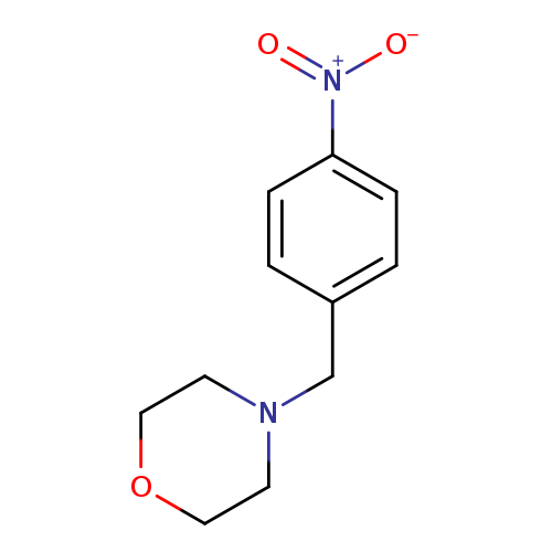 [O-][N+](=O)c1ccc(cc1)CN1CCOCC1