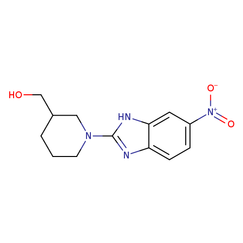 OCC1CCCN(C1)c1nc2c([nH]1)cc(cc2)[N+](=O)[O-]