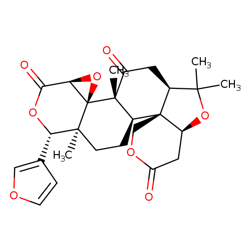 O=C1OC[C@]23[C@H](C1)OC([C@@H]2CC(=O)[C@@]1([C@@H]3CC[C@@]2([C@]31O[C@@H]3C(=O)O[C@H]2c1cocc1)C)C)(C)C