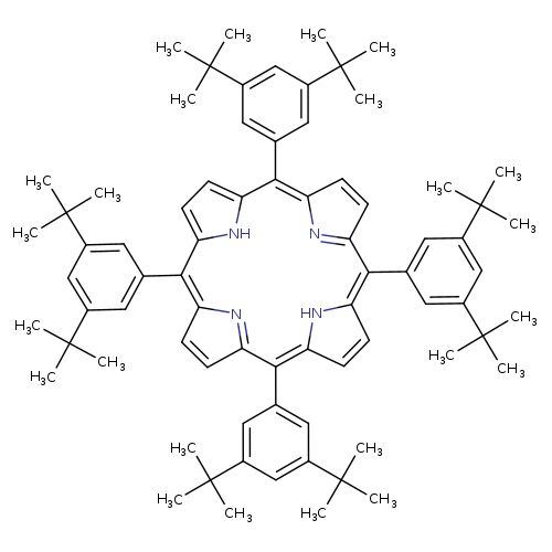 CC(c1cc(cc(c1)C(C)(C)C)C1=C2C=CC(=N2)C(=c2ccc(=C(C3=NC(=C(c4[nH]c1cc4)c1cc(cc(c1)C(C)(C)C)C(C)(C)C)C=C3)c1cc(cc(c1)C(C)(C)C)C(C)(C)C)[nH]2)c1cc(cc(c1)C(C)(C)C)C(C)(C)C)(C)C