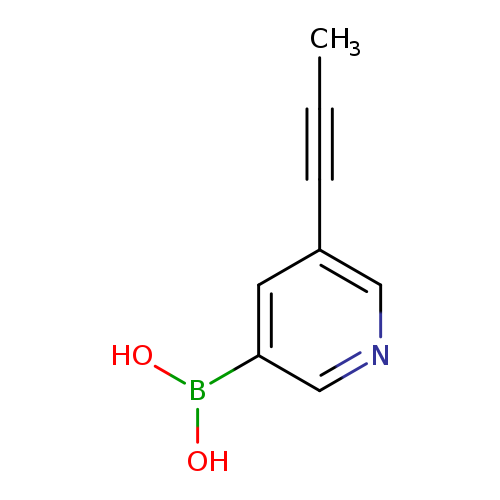 OB(c1cncc(c1)C#CC)O