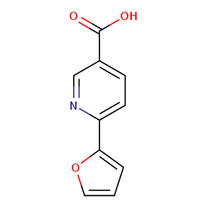 OC(=O)c1ccc(nc1)c1ccco1