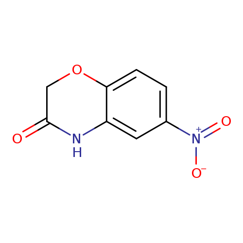 O=C1COc2c(N1)cc(cc2)[N+](=O)[O-]