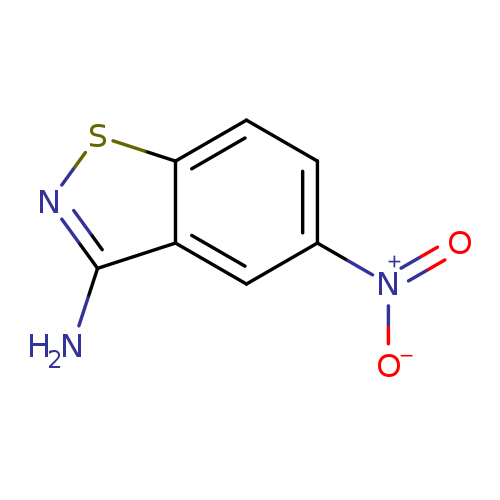 [O-][N+](=O)c1cc2c(N)nsc2cc1