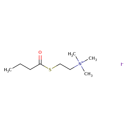 CCCC(=O)SCC[N+](C)(C)C.[I-]