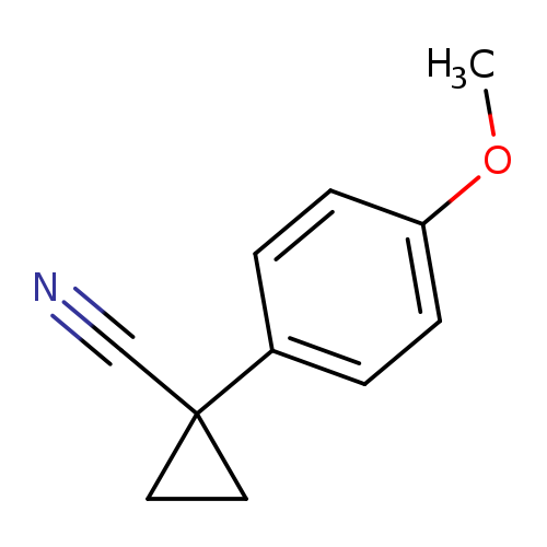 COc1ccc(cc1)C1(CC1)C#N