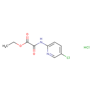 CCOC(=O)C(=O)Nc1ccc(cn1)Cl.Cl