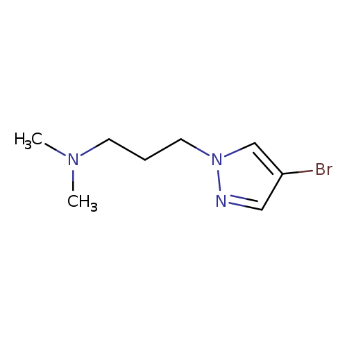 CN(CCCn1ncc(c1)Br)C