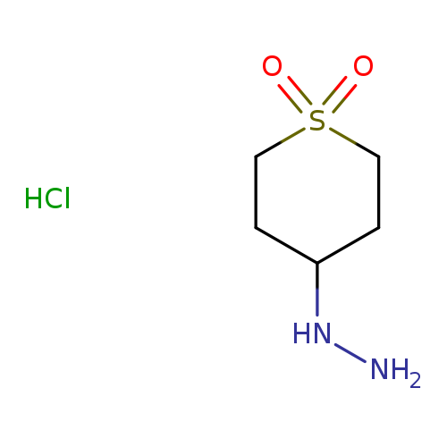 NNC1CCS(=O)(=O)CC1.Cl