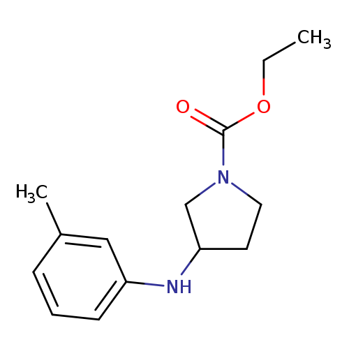 CCOC(=O)N1CCC(C1)Nc1cccc(c1)C
