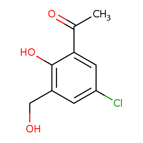 OCc1cc(Cl)cc(c1O)C(=O)C