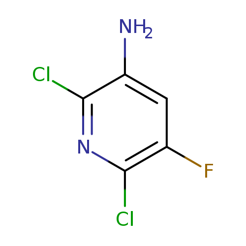 Nc1cc(F)c(nc1Cl)Cl