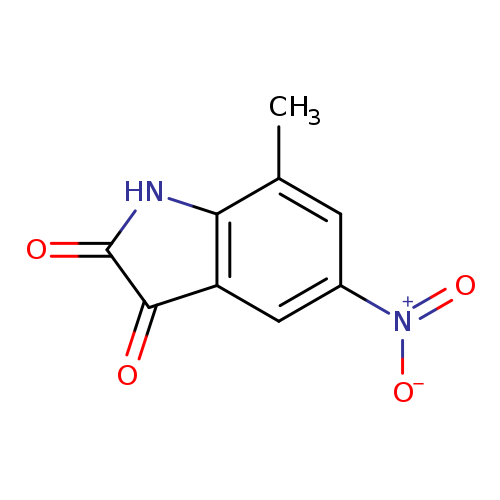 O=C1Nc2c(C1=O)cc(cc2C)[N+](=O)[O-]