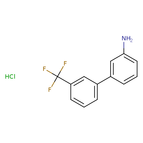 Nc1cccc(c1)c1cccc(c1)C(F)(F)F.Cl