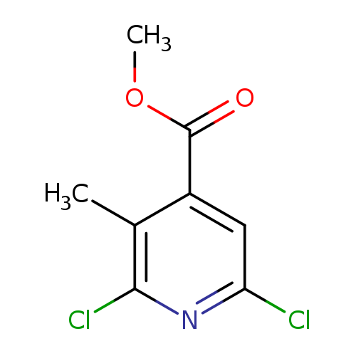 COC(=O)c1cc(Cl)nc(c1C)Cl