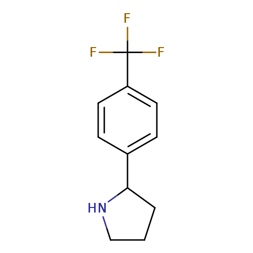 FC(c1ccc(cc1)C1CCCN1)(F)F