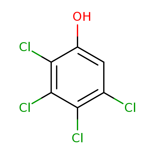 Clc1c(O)cc(c(c1Cl)Cl)Cl