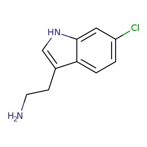 NCCc1c[nH]c2c1ccc(c2)Cl