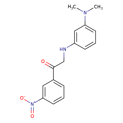 O=[N+](C1=CC(C(CNC2=CC=CC(N(C)C)=C2)=O)=CC=C1)[O-]
