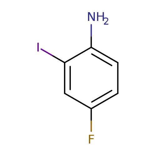 Fc1ccc(c(c1)I)N