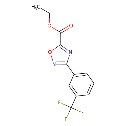 CCOC(=O)c1onc(n1)c1cccc(c1)C(F)(F)F