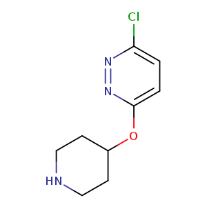 Clc1ccc(nn1)OC1CCNCC1