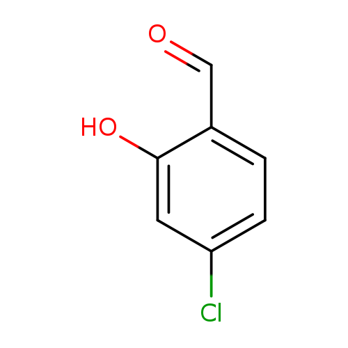 O=Cc1ccc(cc1O)Cl