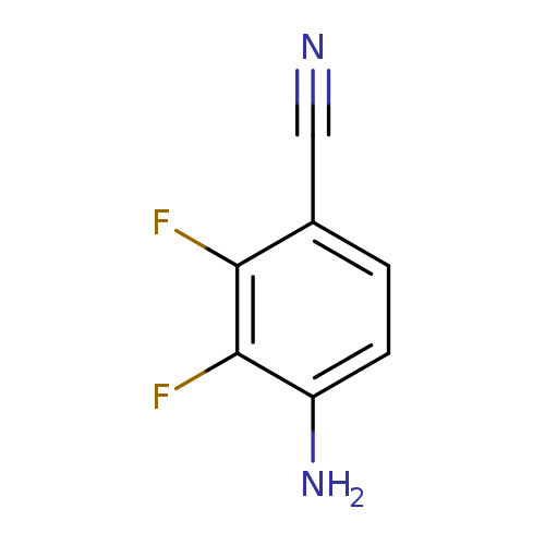 N#Cc1ccc(c(c1F)F)N