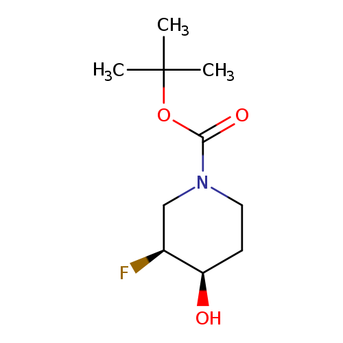 O[C@@H]1CCN(C[C@@H]1F)C(=O)OC(C)(C)C