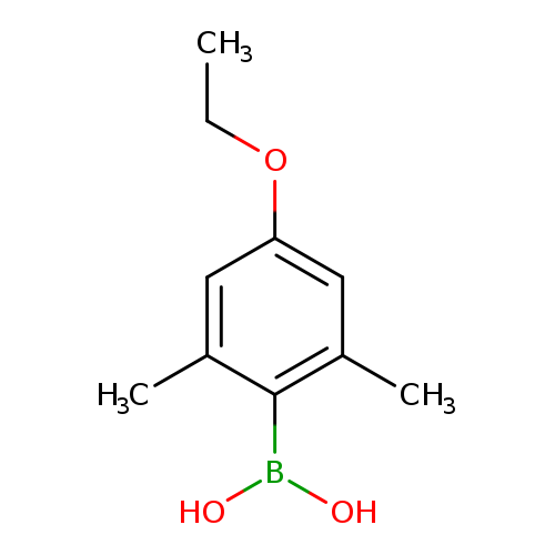 CCOc1cc(C)c(c(c1)C)B(O)O