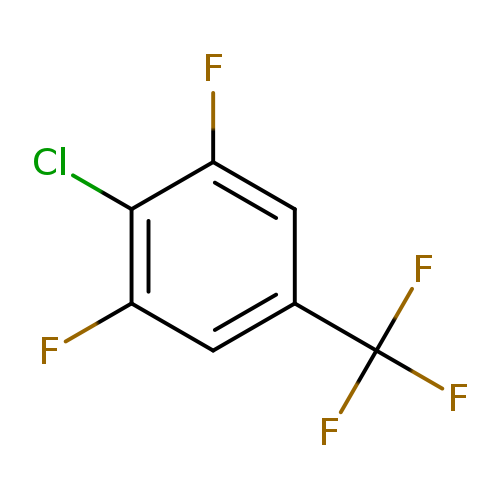 Clc1c(F)cc(cc1F)C(F)(F)F