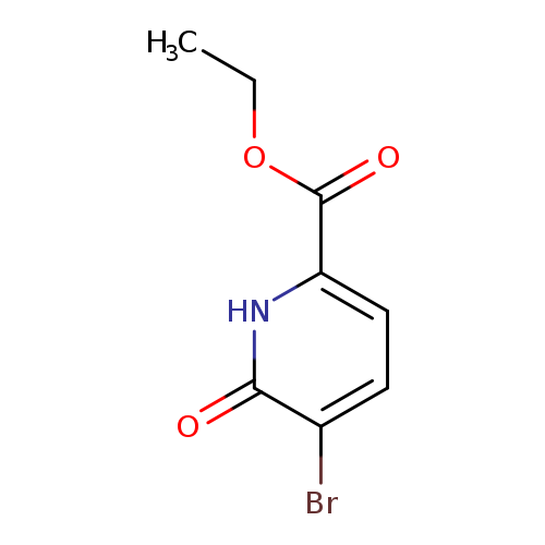 CCOC(=O)c1ccc(c(=O)[nH]1)Br