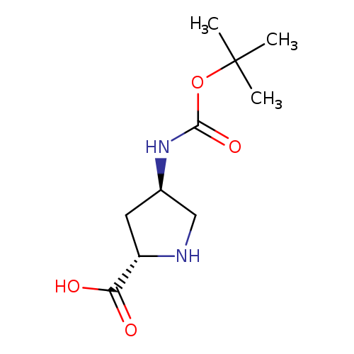 O=C(OC(C)(C)C)N[C@H]1CN[C@@H](C1)C(=O)O