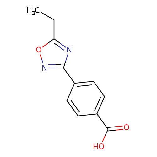 CCc1onc(n1)c1ccc(cc1)C(=O)O