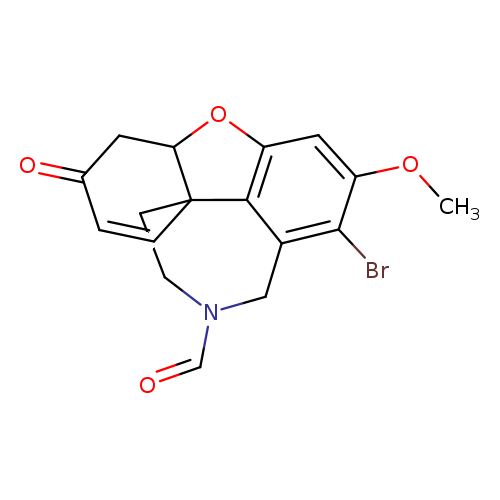 O=CN1CCC23c4c(C1)c(Br)c(OC)cc4OC3CC(=O)C=C2