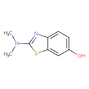 Oc1ccc2c(c1)sc(n2)N(C)C