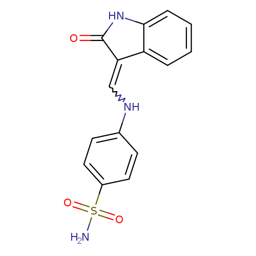 O=C1Nc2c(C1=CNc1ccc(cc1)S(=O)(=O)N)cccc2