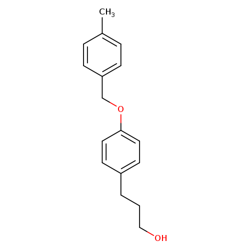 OCCCc1ccc(cc1)OCc1ccc(cc1)C