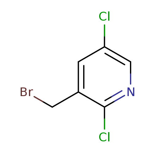 BrCc1cc(Cl)cnc1Cl