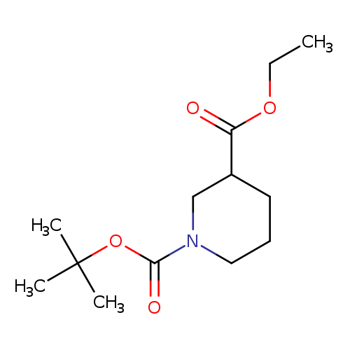 CCOC(=O)C1CCCN(C1)C(=O)OC(C)(C)C