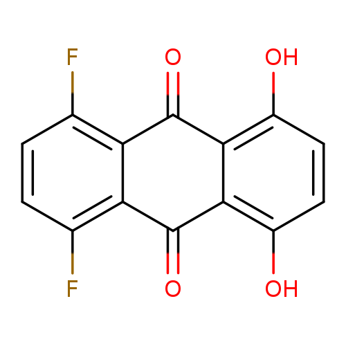 Oc1ccc(c2c1C(=O)c1c(F)ccc(c1C2=O)F)O