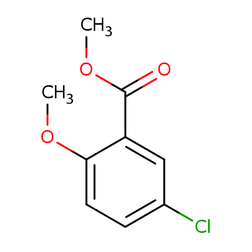 COC(=O)c1cc(Cl)ccc1OC