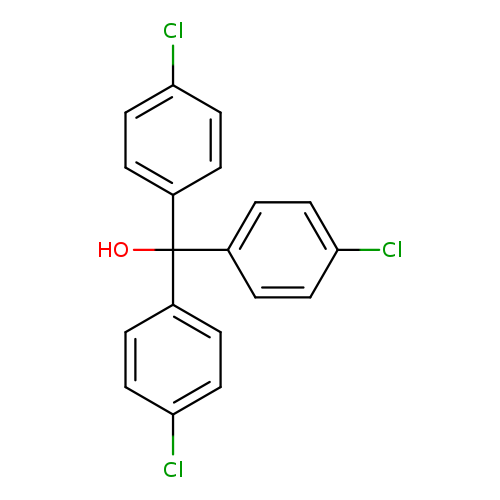 OC(c1ccc(cc1)Cl)(c1ccc(cc1)Cl)c1ccc(cc1)Cl
