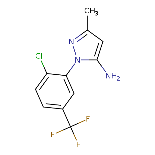 Cc1nn(c(c1)N)c1cc(ccc1Cl)C(F)(F)F